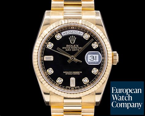 rolex 118238 black|Rolex 118238 production years.